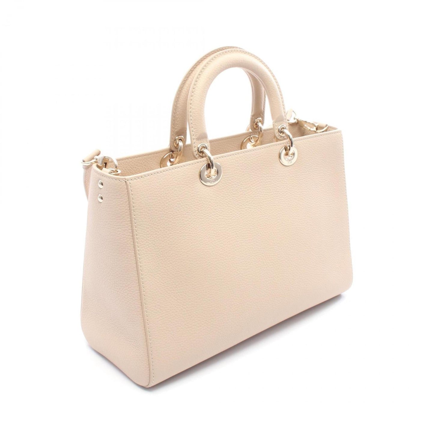 Christian Dior Beige Leather Handbag ()