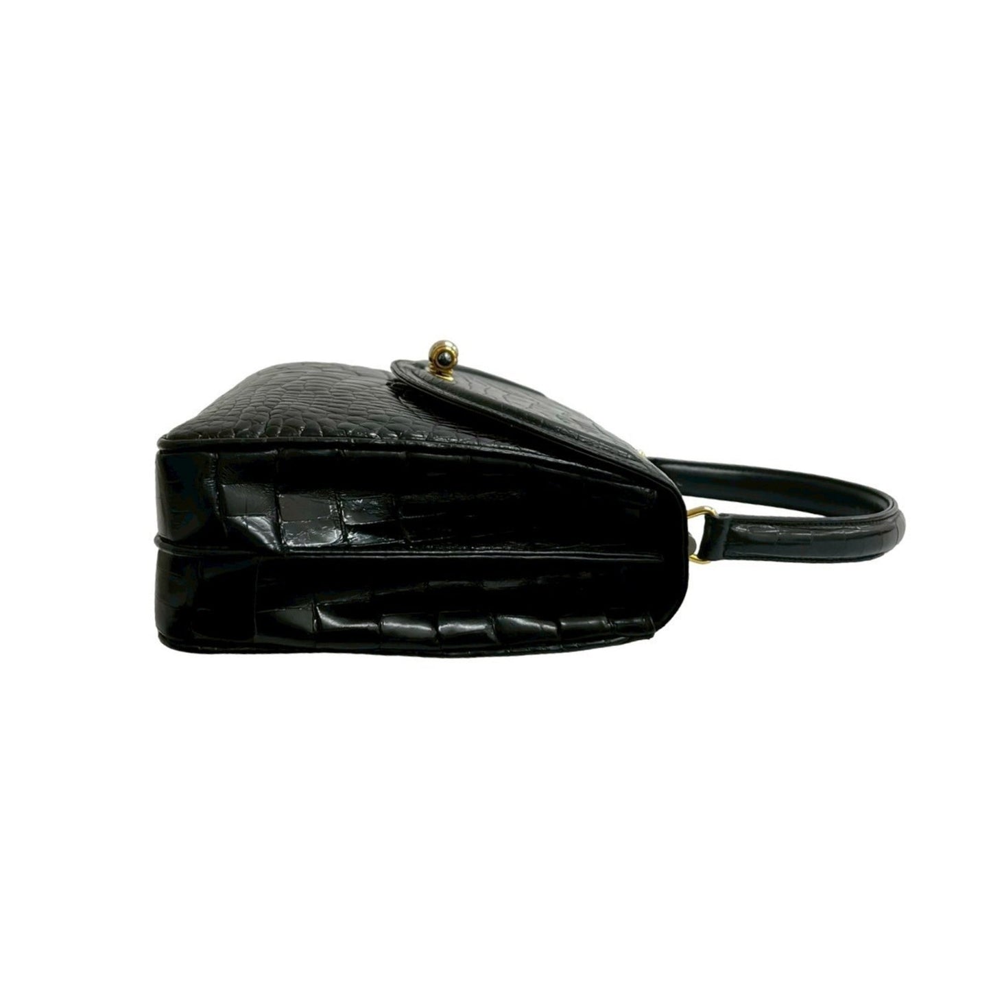 Gucci Black Leather Handbag ( )