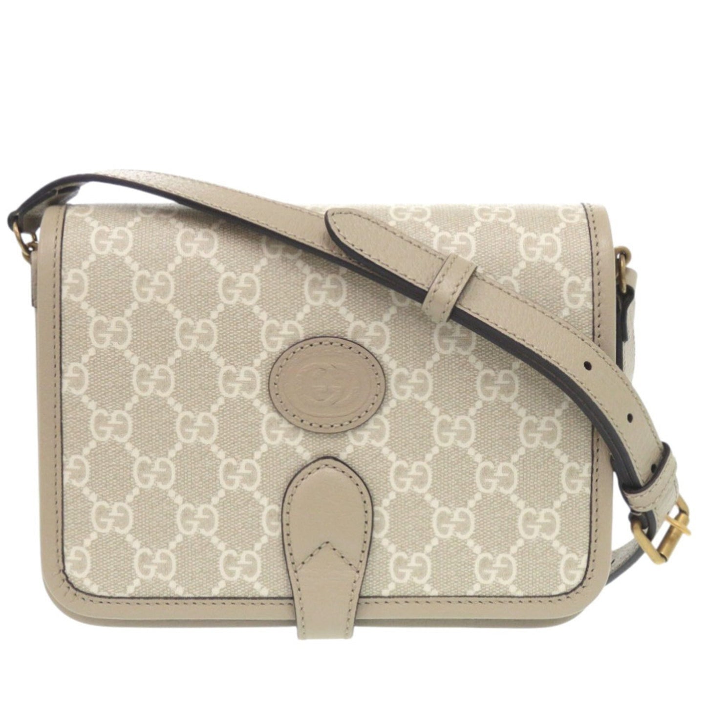Gucci Beige Gg Supreme Shoulder Bag ( )