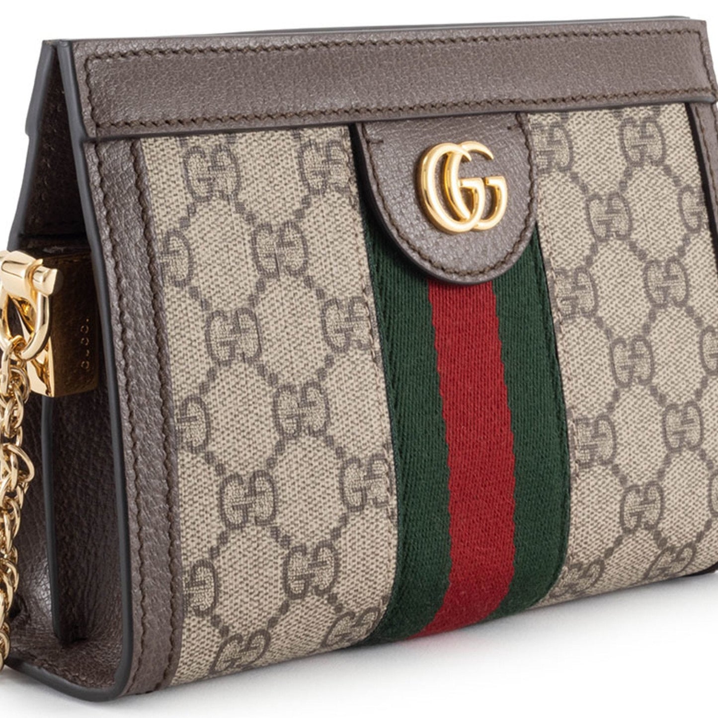 Gucci Ophidia Beige Brown Gg Supreme Shoulder Bag ( )