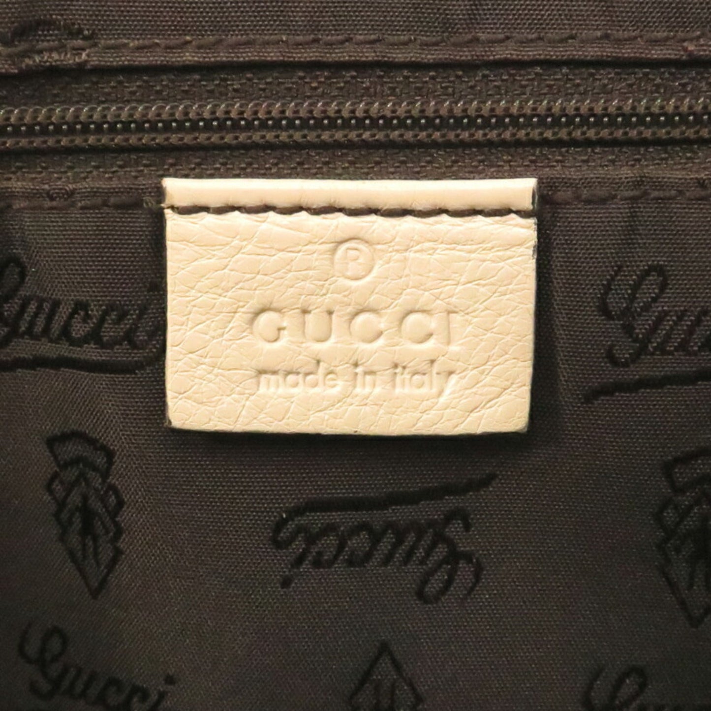 Gucci Beige White Gg Canvas Tote Bag ( )