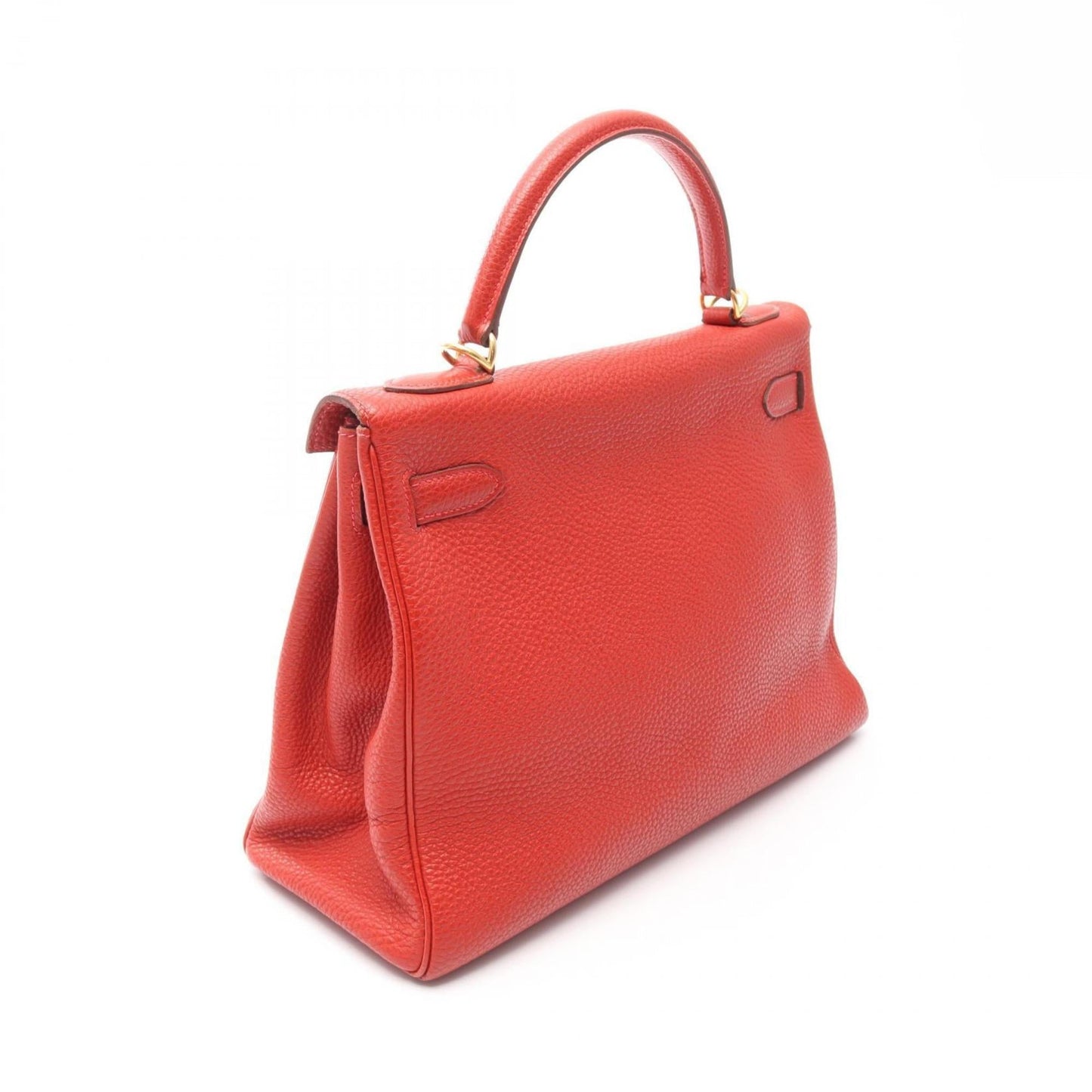 Hermes Red Color Togo Leather Handbag ( )