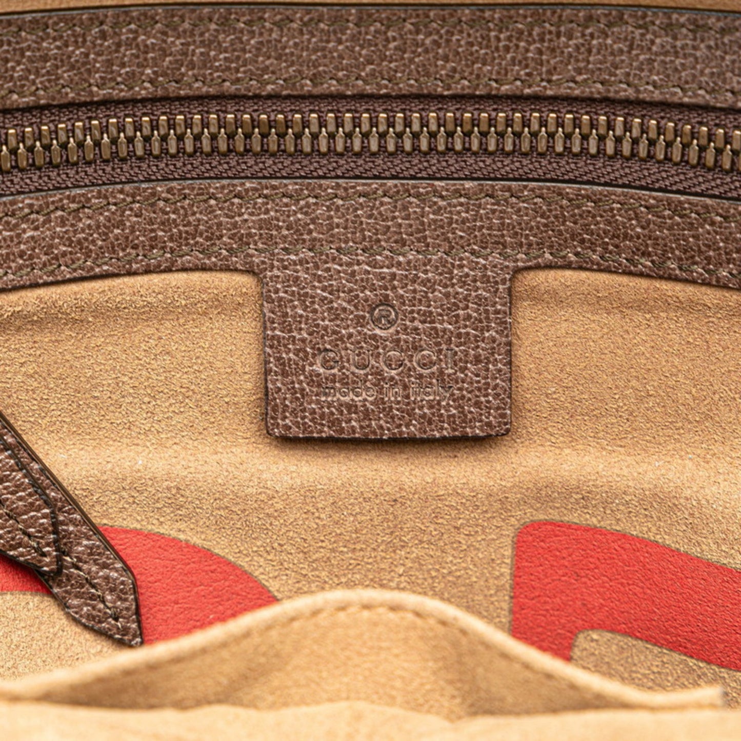 Gucci Beige Brown Multi-Color Pvc Leather Backpack ( )