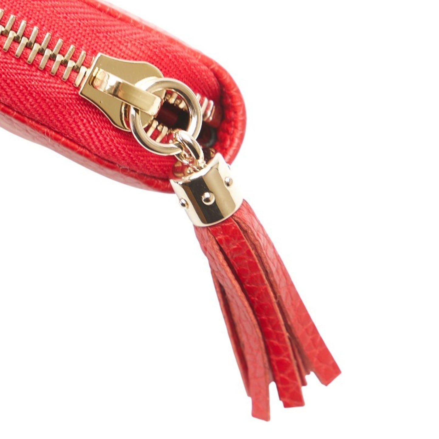 Gucci Soho Red Color Leather Wallet (Bi-Fold) ( )