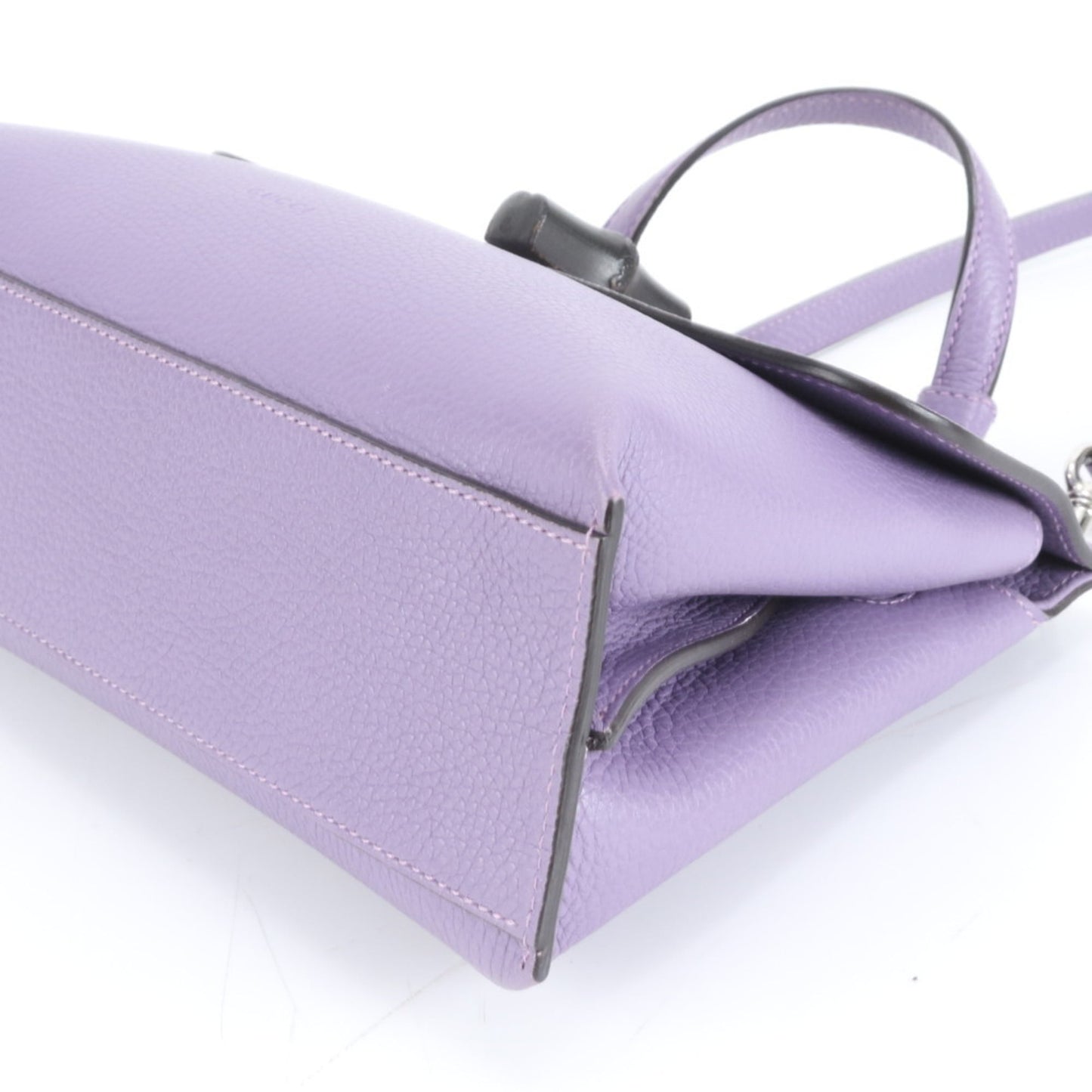 Gucci Purple Leather Handbag ( )