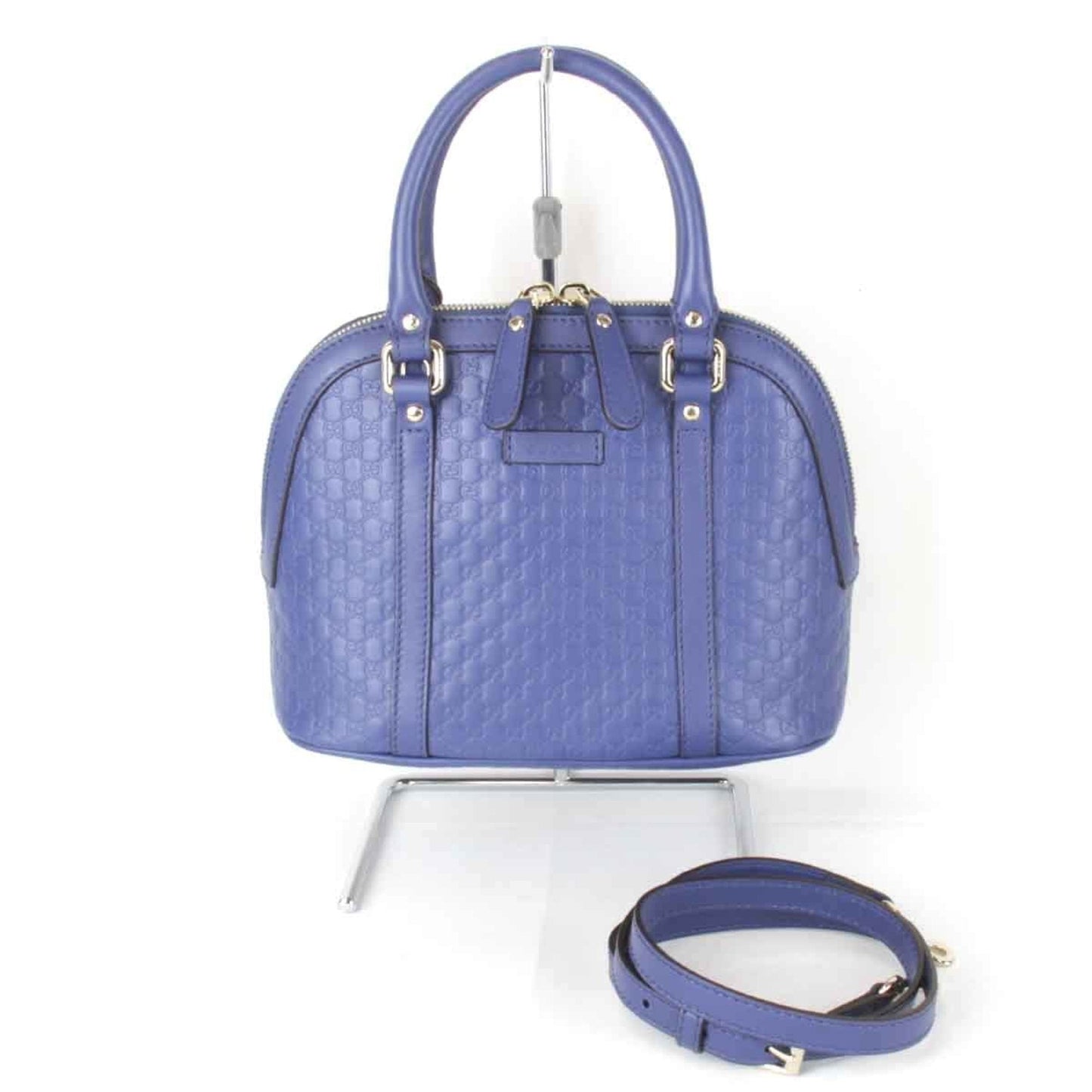 Gucci Blue Leather Handbag ( )