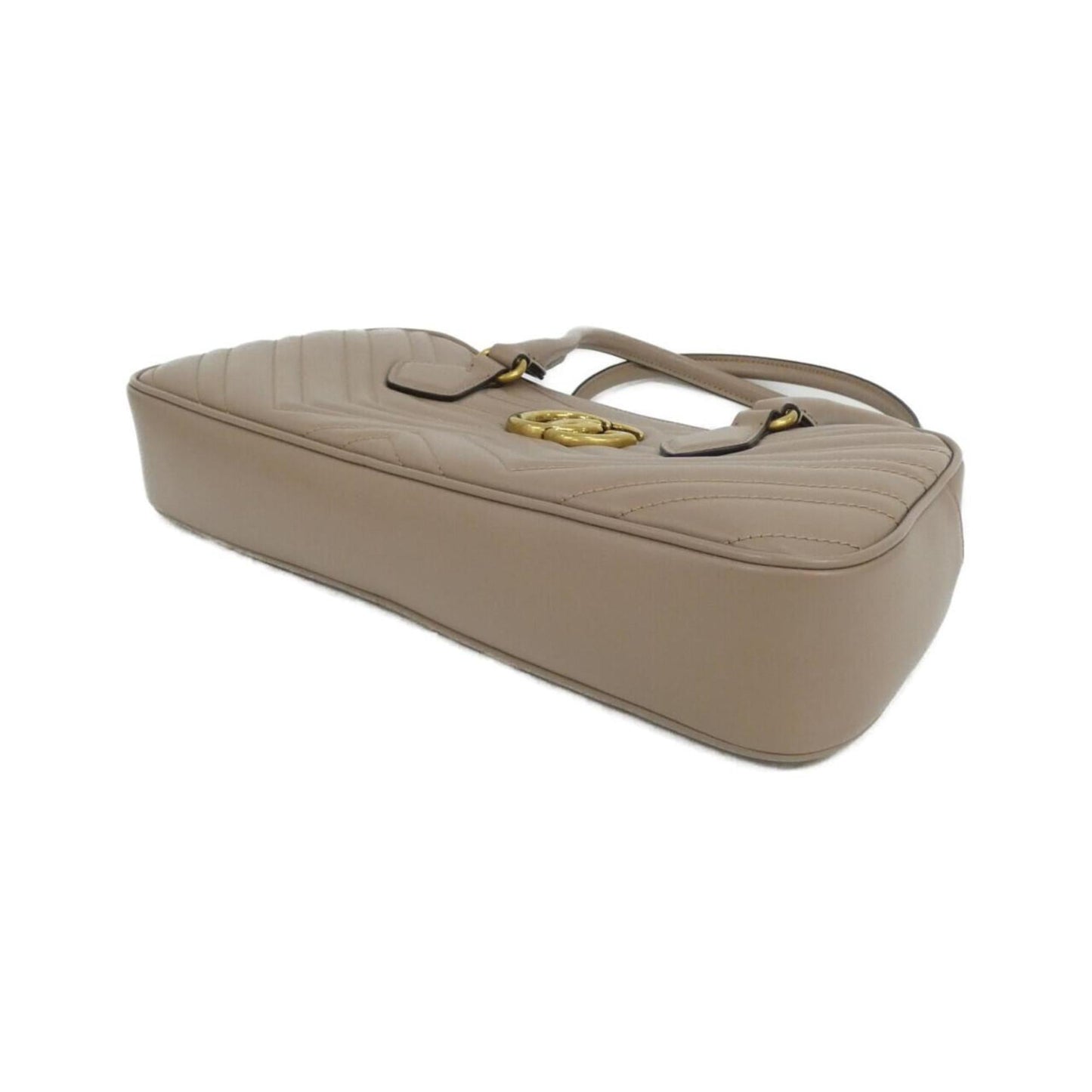 Gucci Beige Quilting Leather Shoulder Bag ( )