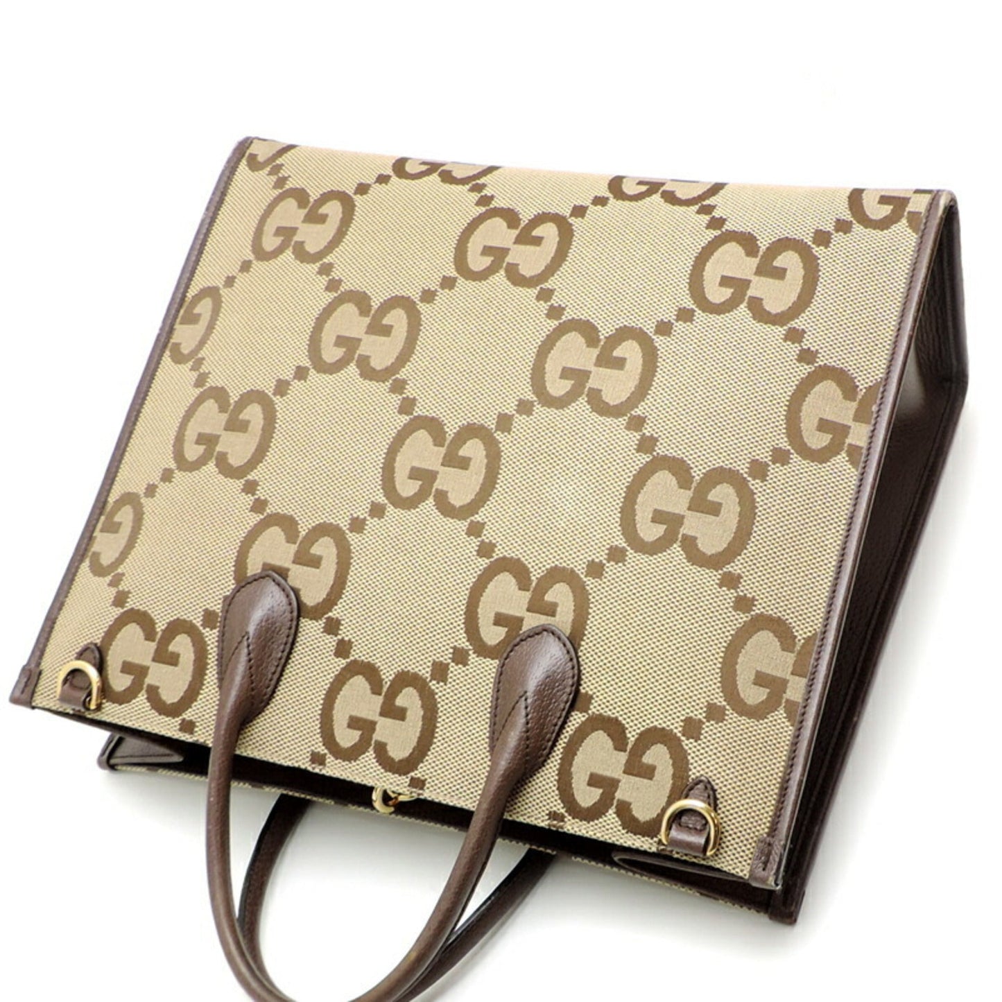 Gucci Beige Leather Tote Bag ( )