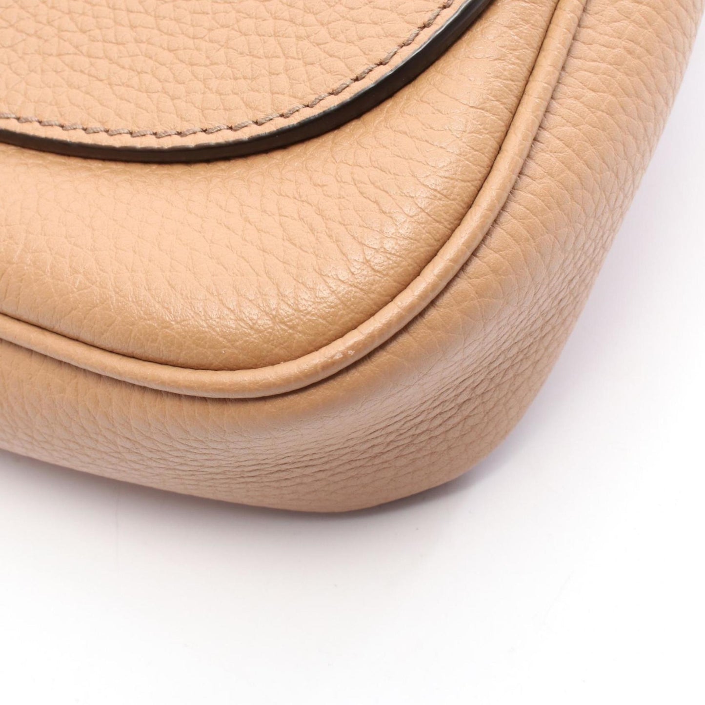 Gucci Brown Leather Shoulder Bag ( )