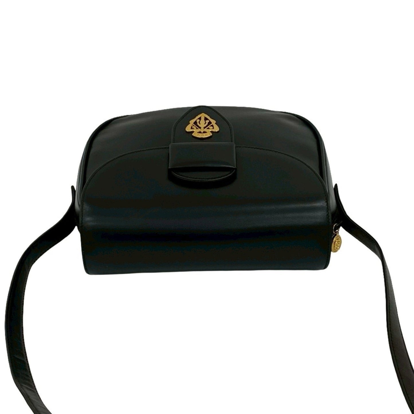 Gucci Black Leather Pochette Shoulder Bag ( )