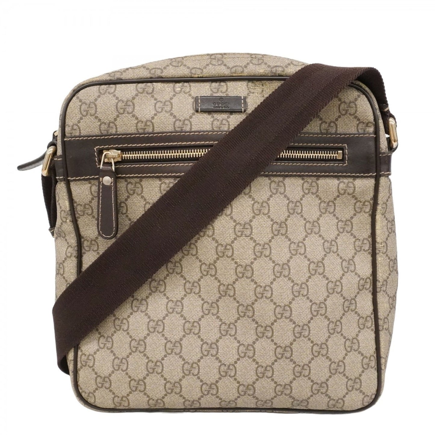 Gucci Brown Pvc Shoulder Bag ( )