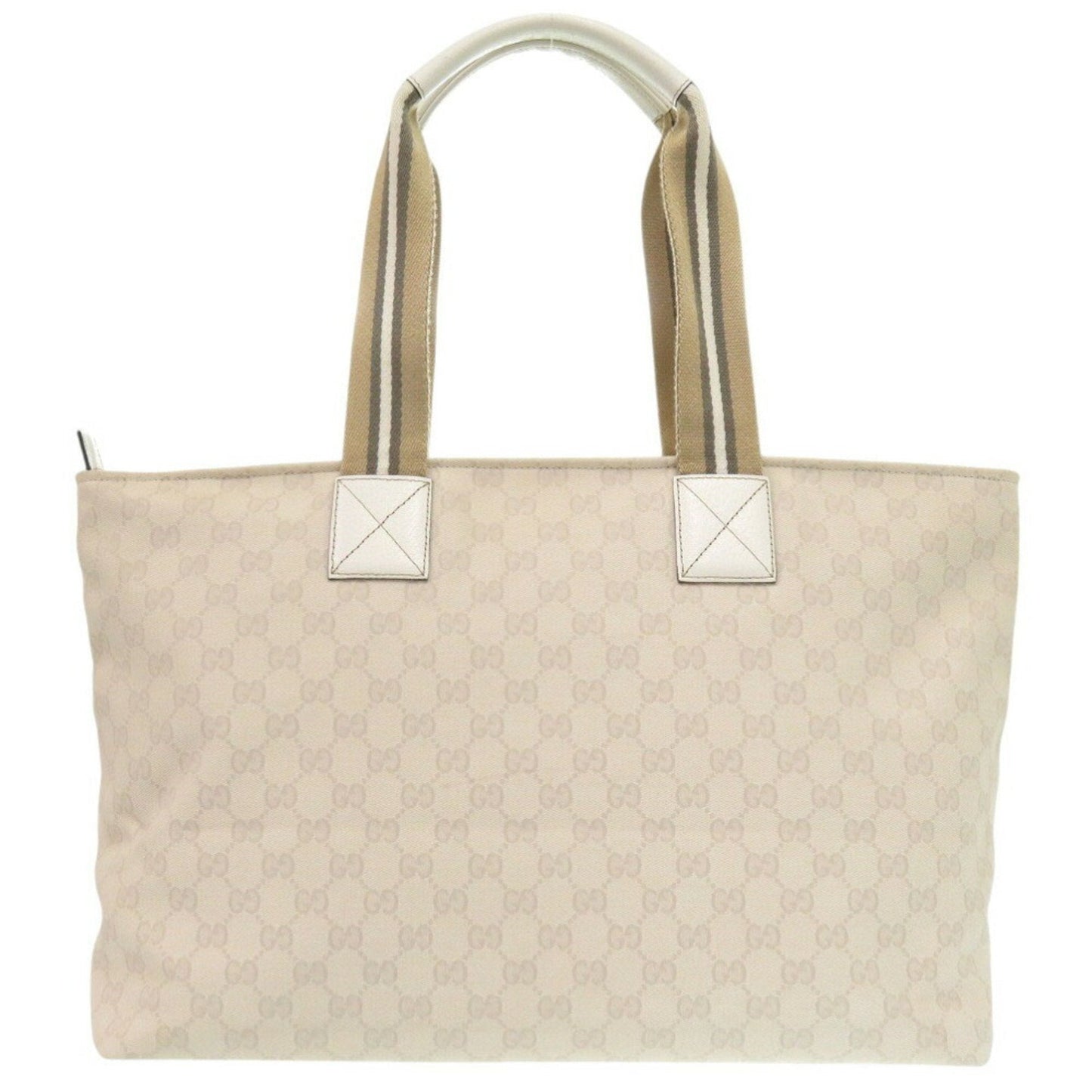 Gucci Ivory Gg Canvas Tote Bag ( )