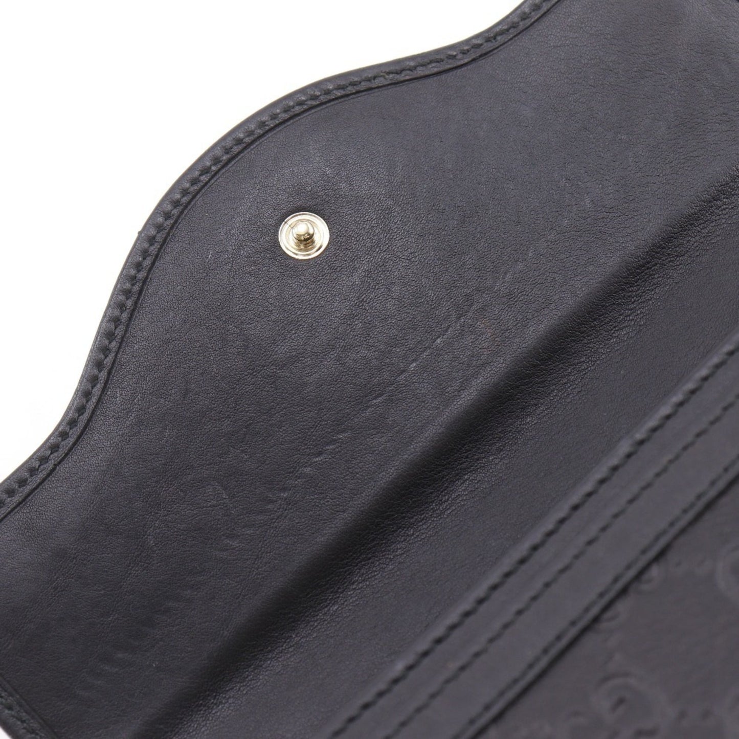 Gucci Black Leather Long Wallet (Bi-Fold) ( )