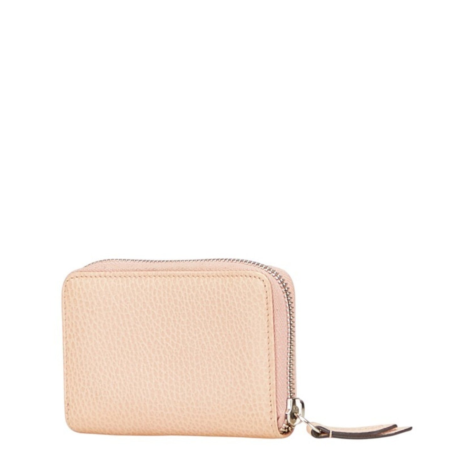 Gucci Pink Leather Coin Purse/Coin Case ( )