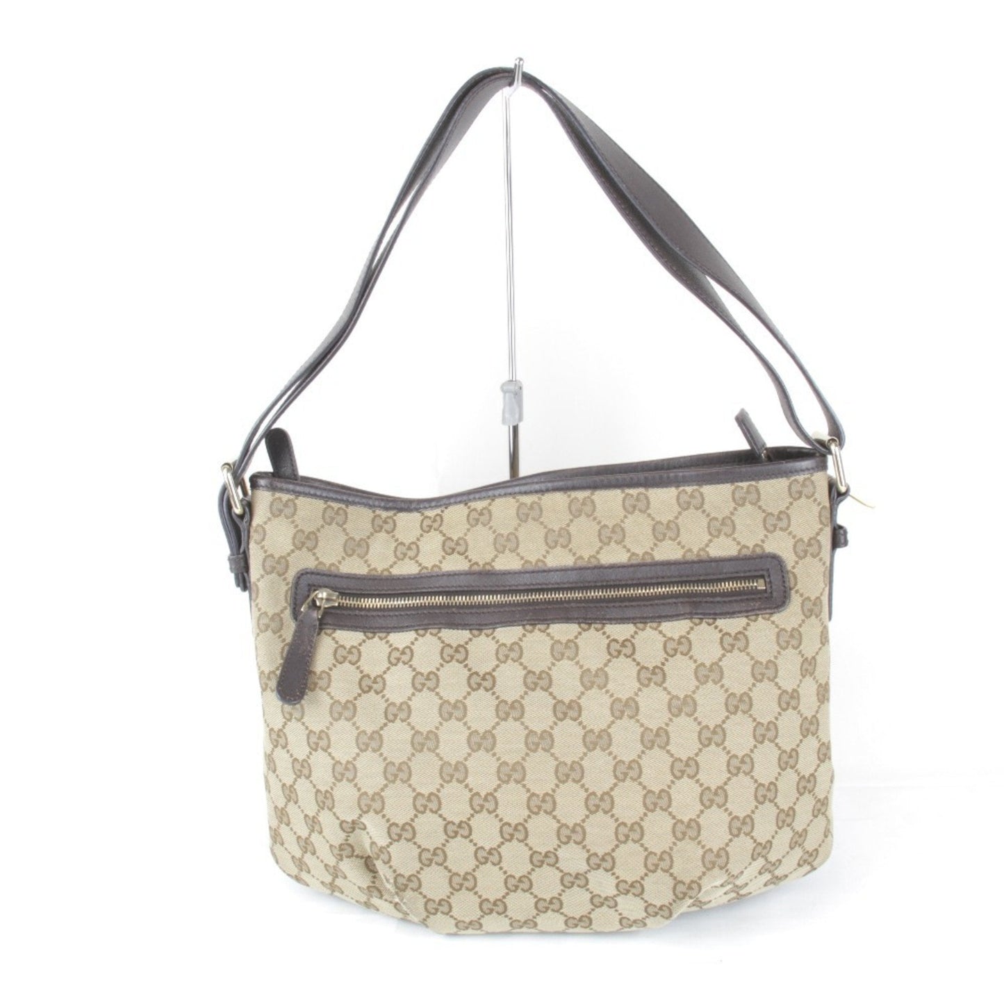 Gucci Brown Gg Canvas Shoulder Bag ( )