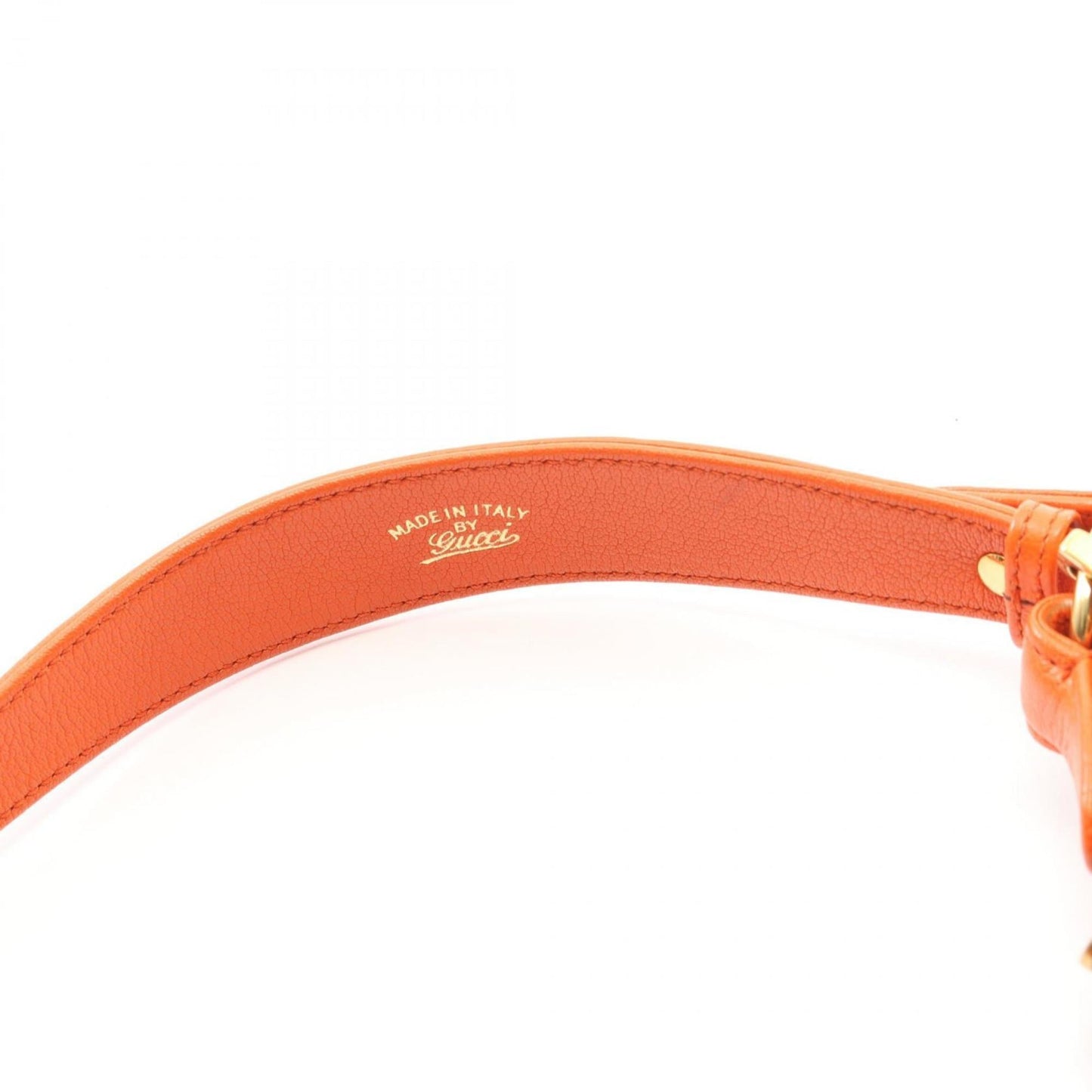 Gucci Orange Leather Shoulder Bag ( )