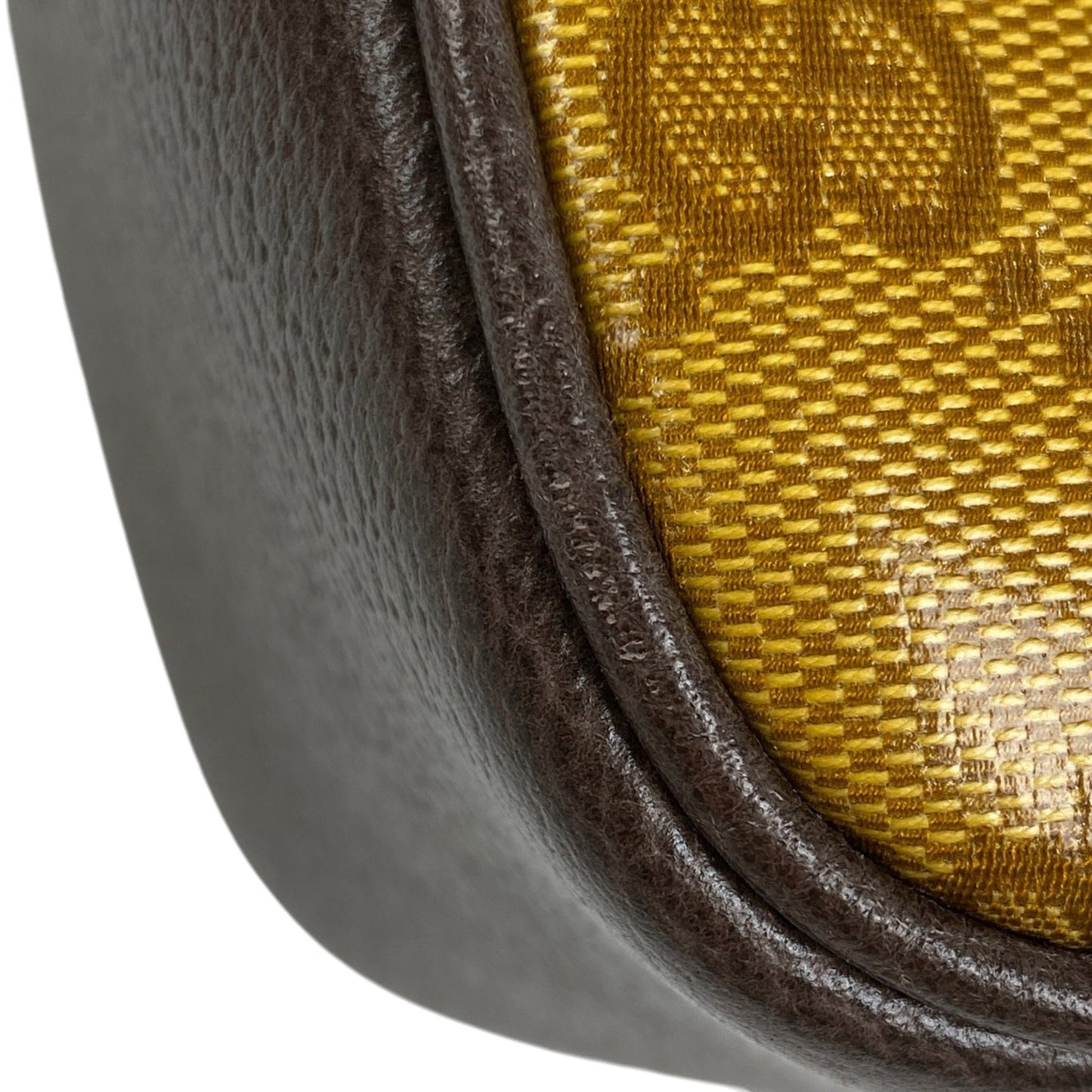 Gucci Brown Coated Canvas Leather Shoulder Bag ( )