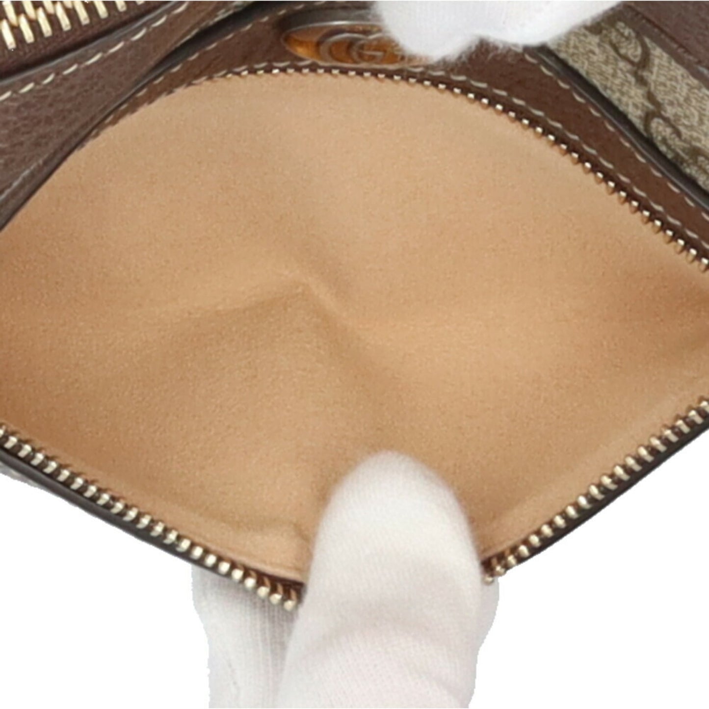 Gucci Brown Gg Supreme Canvas Shoulder Bag ( )