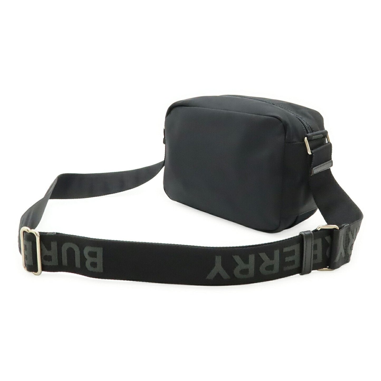 Burberry Black Nylon Leather Shoulder Bag ( )