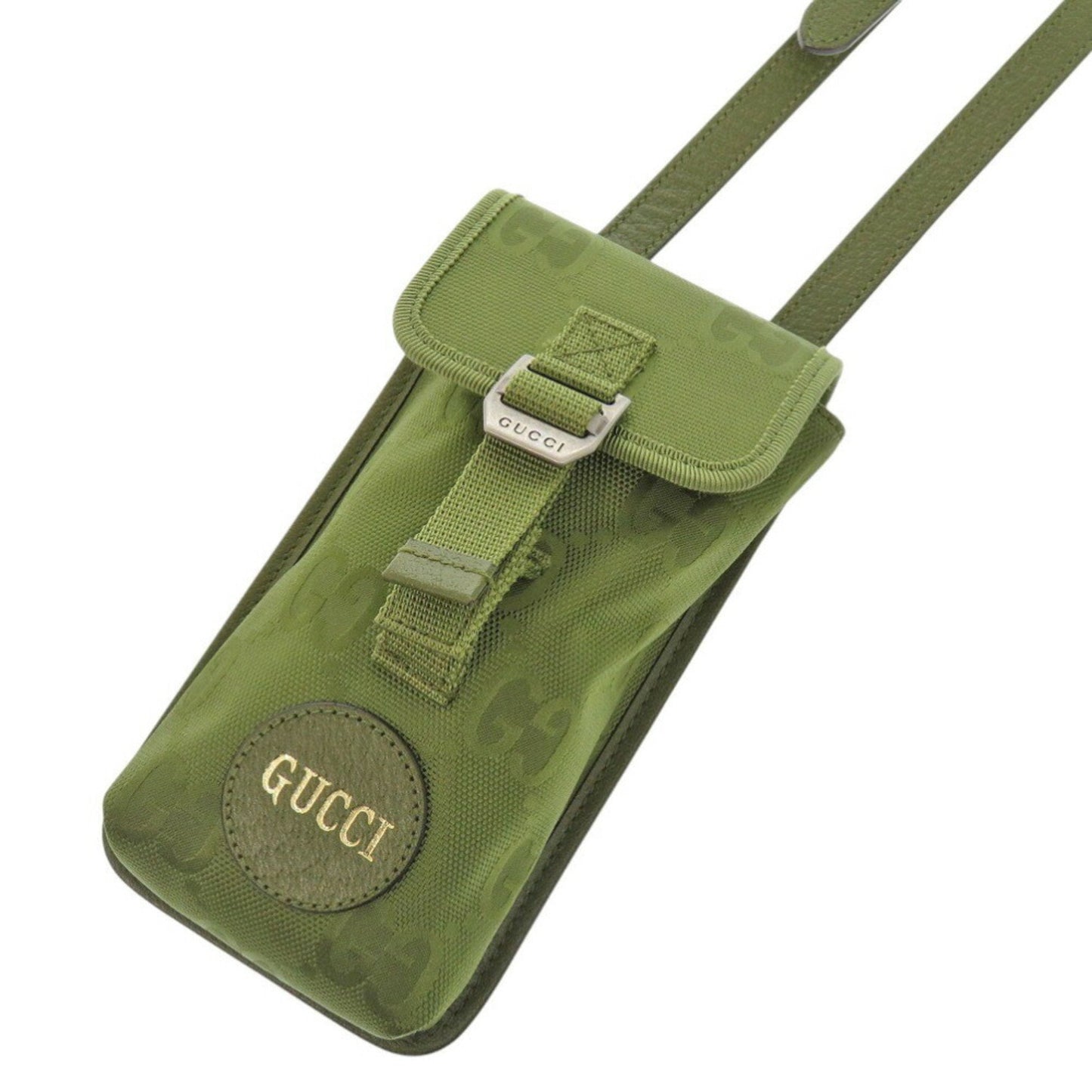 Gucci Nylon Leather Shoulder Bag