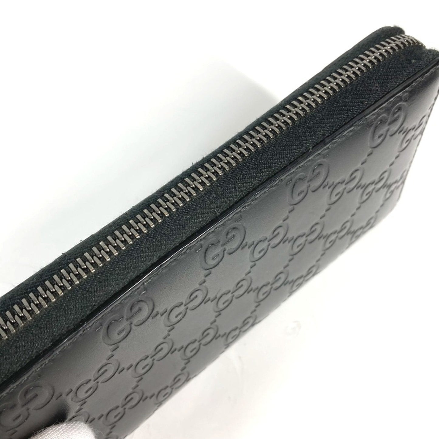 Gucci Black Leather Long Wallet (Bi-Fold) ( )