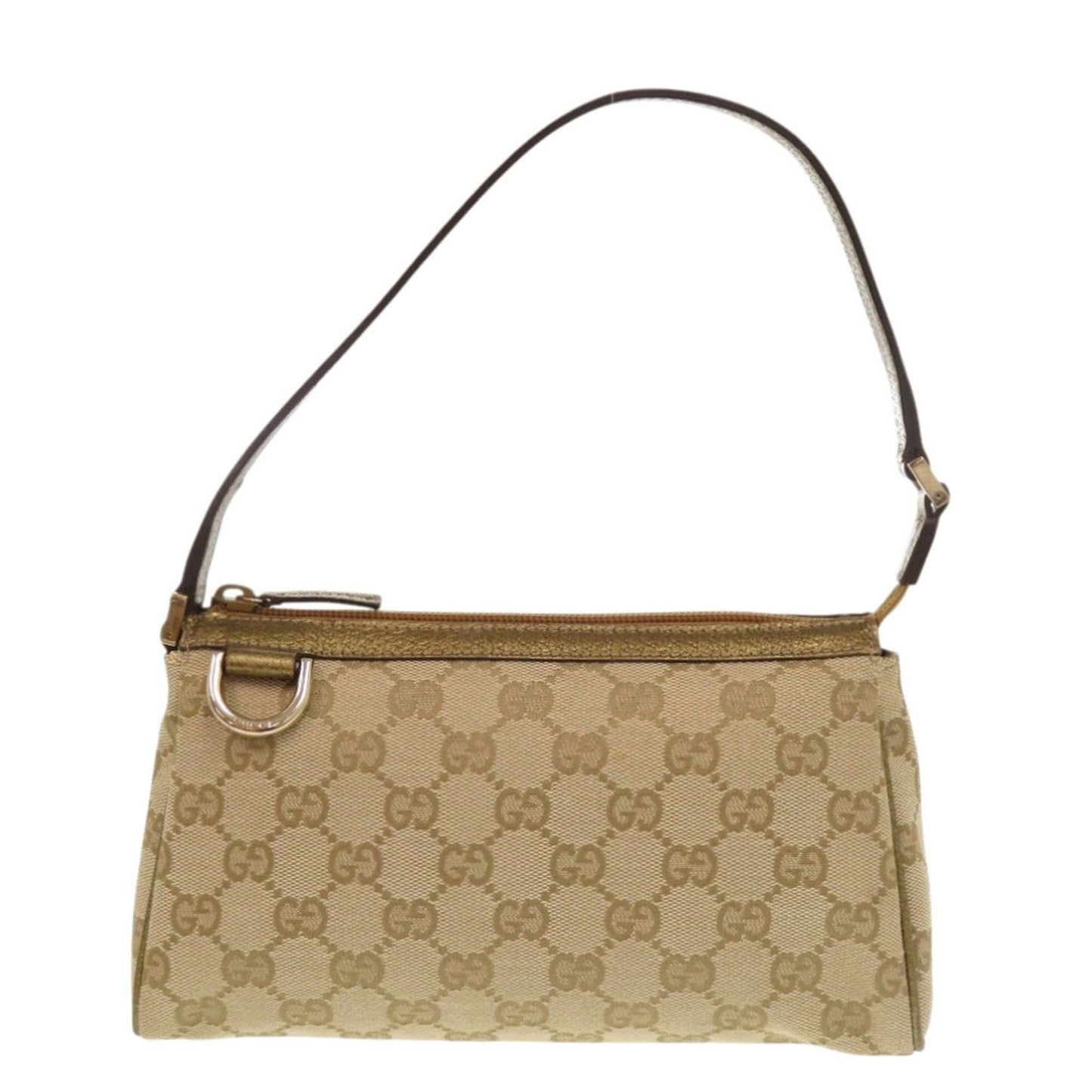 Gucci Beige Gg Canvas Handbag Pouch ( )