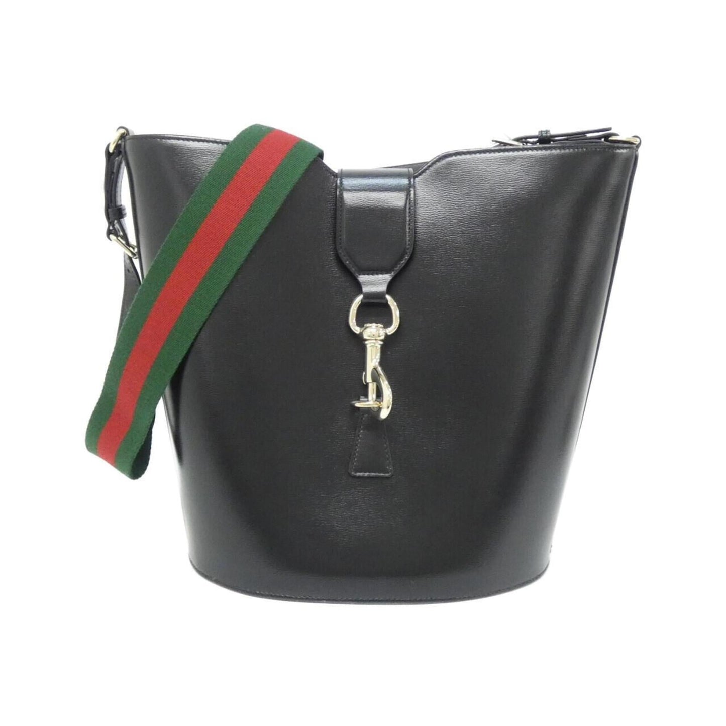 Gucci Black Leather Shoulder Bag ( )