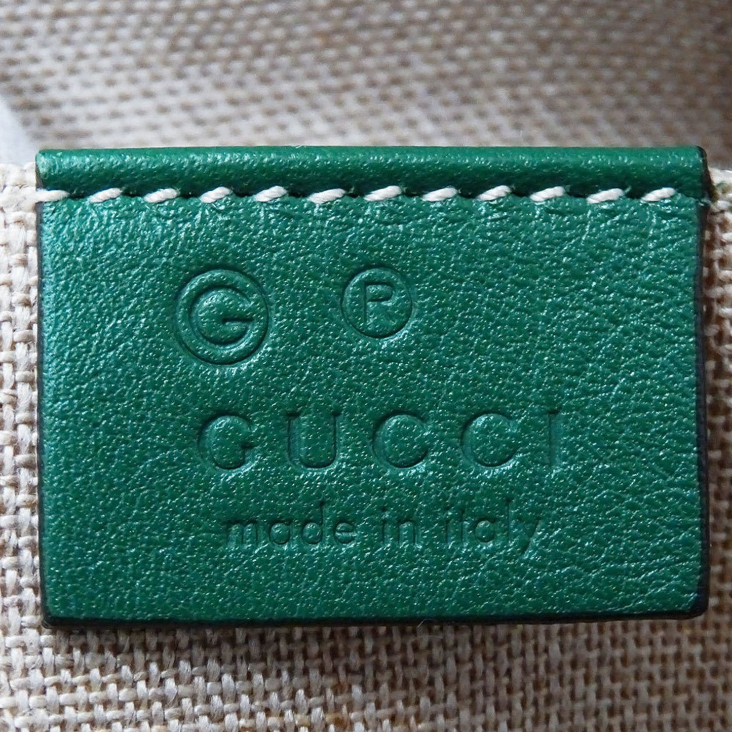 Gucci Green Leather Handbag Shoulder Bag ( )
