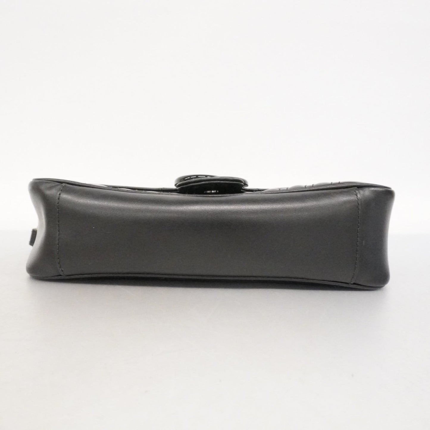 Gucci Black Leather Shoulder Bag ( )