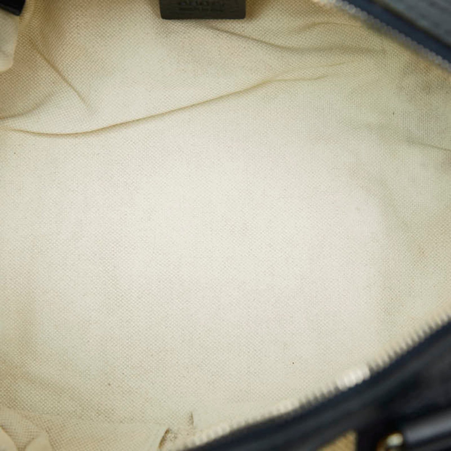 Gucci Black Multi-Color Canvas Leather Boston Bag Shoulder Bag ( )