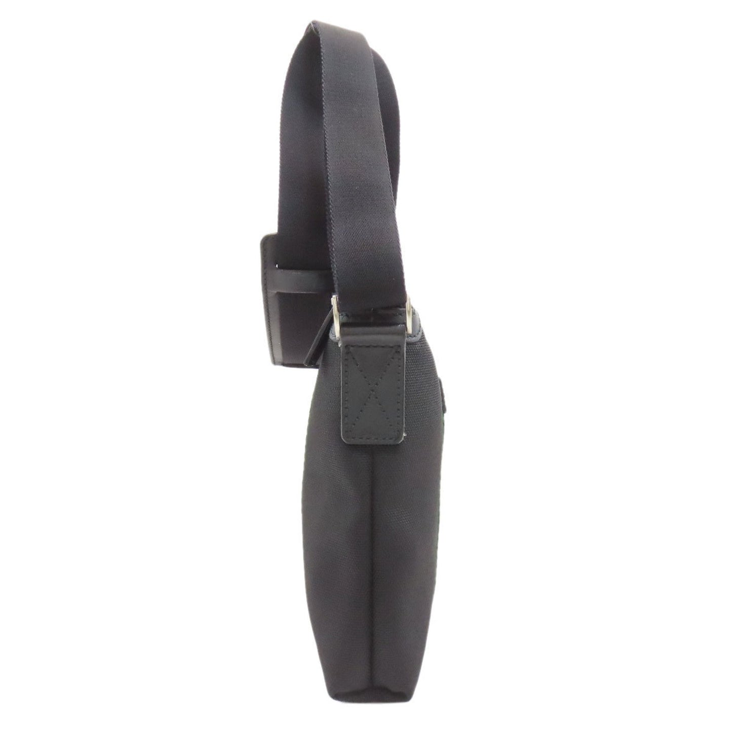 Gucci Sherry Line Black Canvas Shoulder Bag ( )