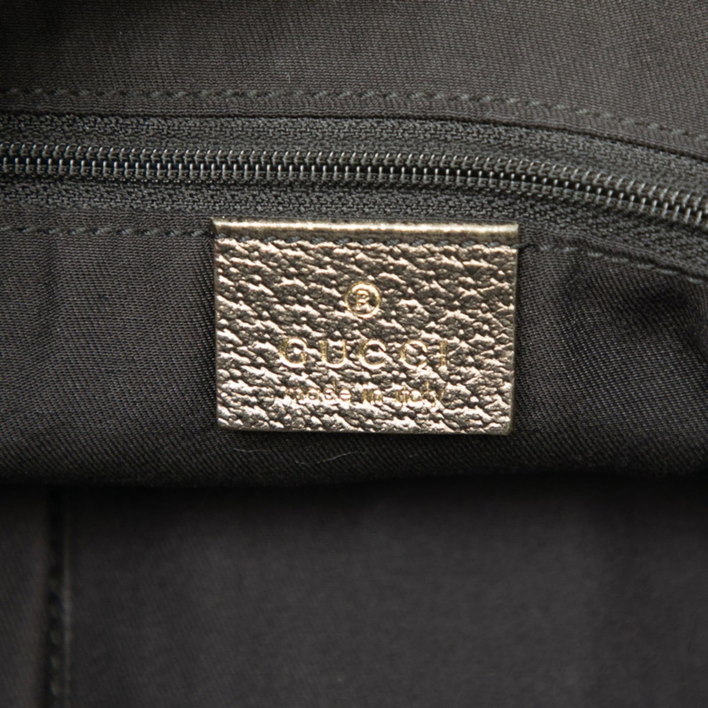 Gucci Beige Brown Canvas Leather Shoulder Bag ( )