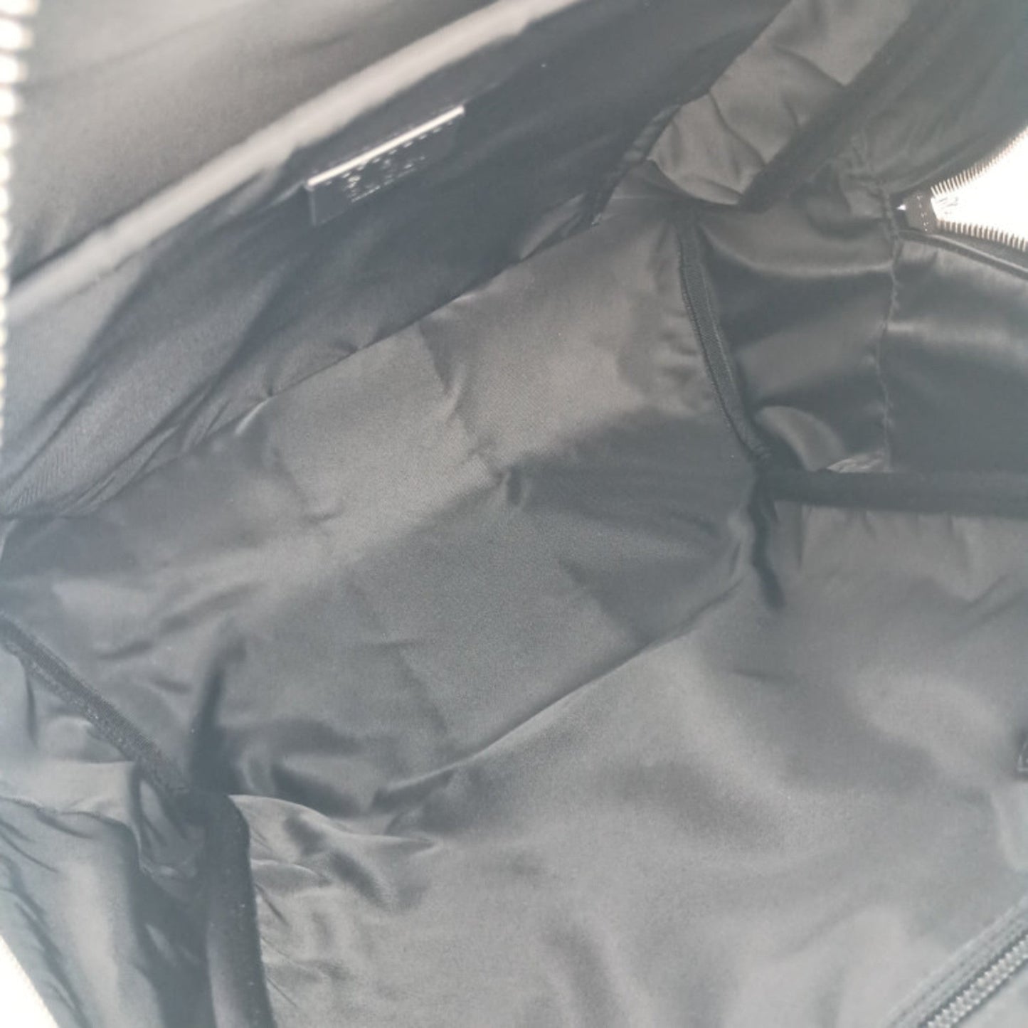Gucci Black Canvas Leather Backpack ( )
