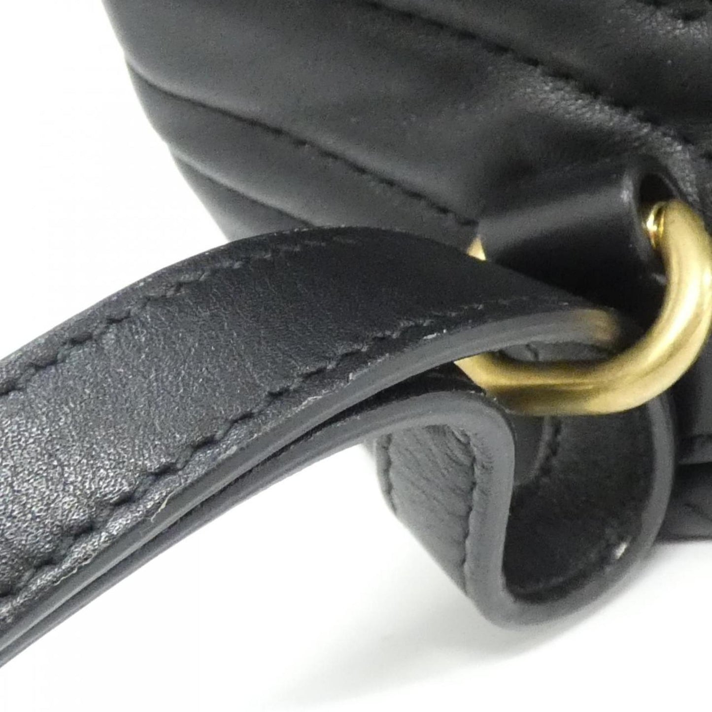 Gucci Black Leather Backpack ( )