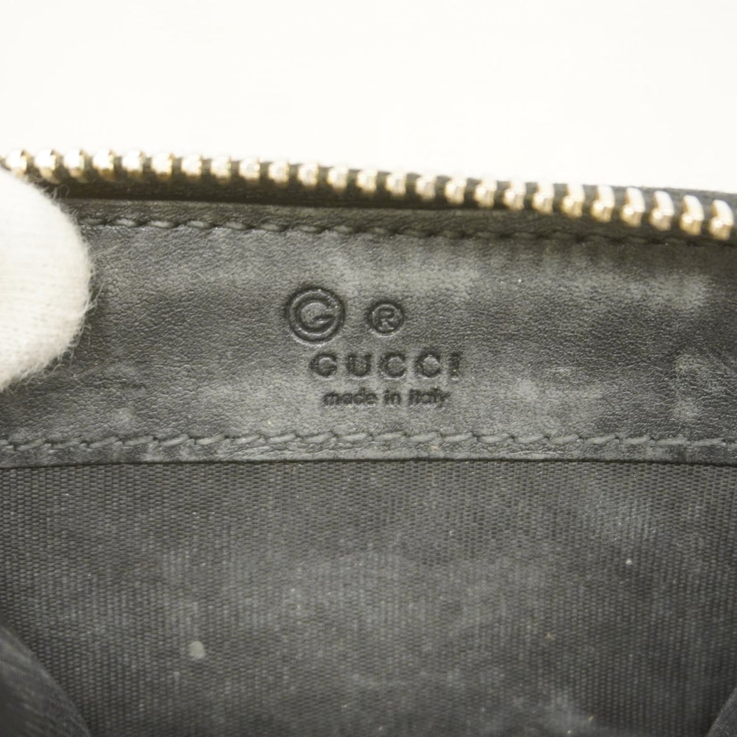 Gucci Black Leather Coin Purse/Coin Case ( )