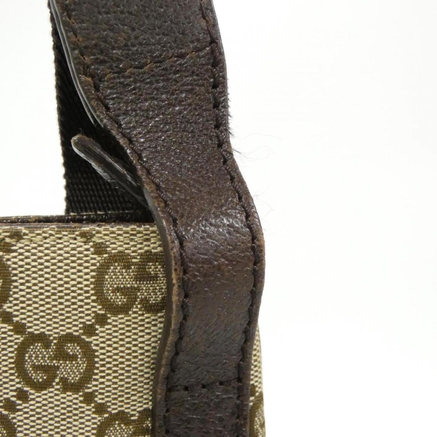 Gucci Beige Brown Gg Canvas Shoulder Bag ( )