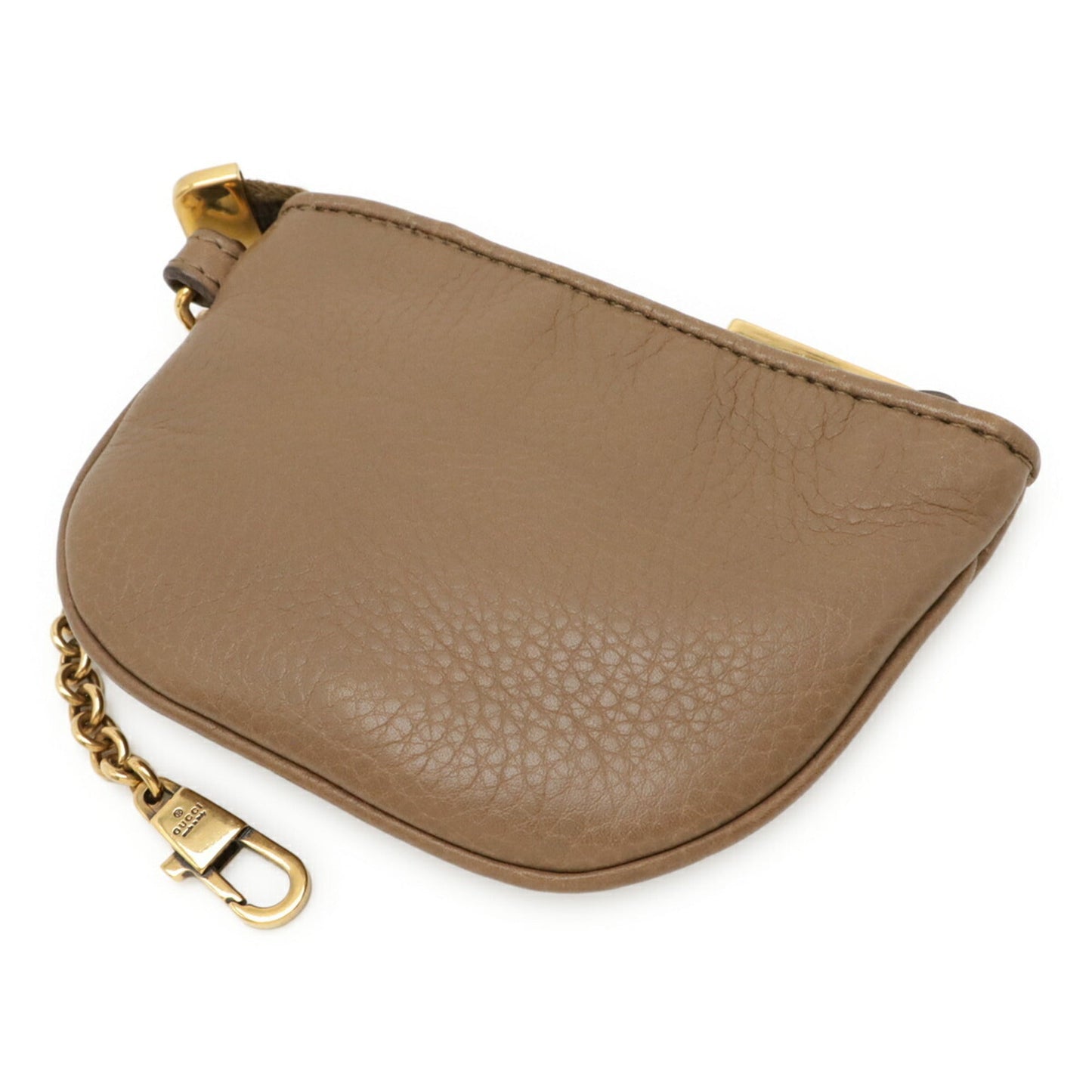Gucci Beige Leather Coin Purse/Coin Case ( )