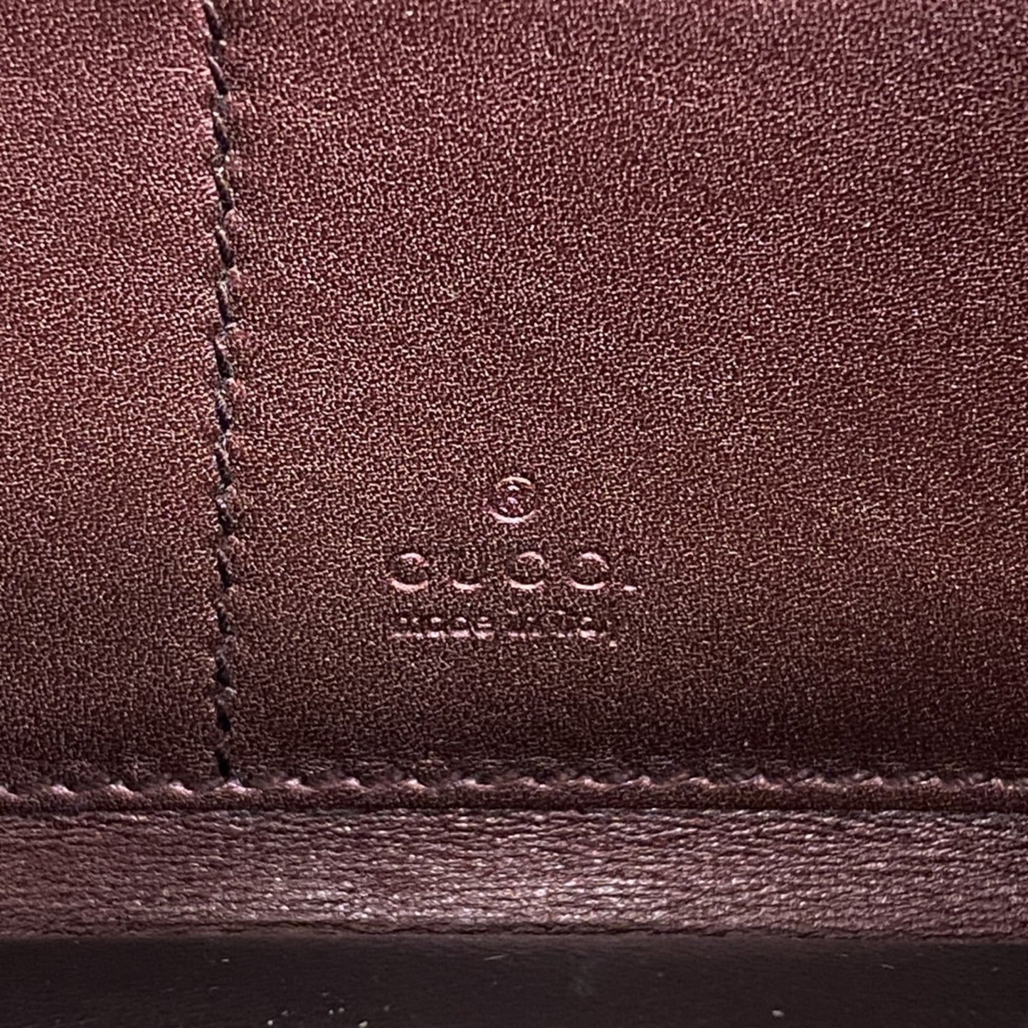 Gucci Bordeaux Long Wallet (Bi-Fold) ( )