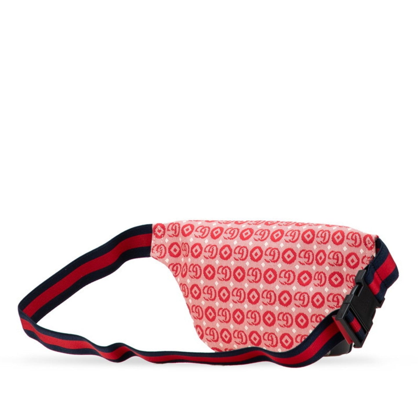 Gucci Red Color Canvas Leather Sling Bag ( )