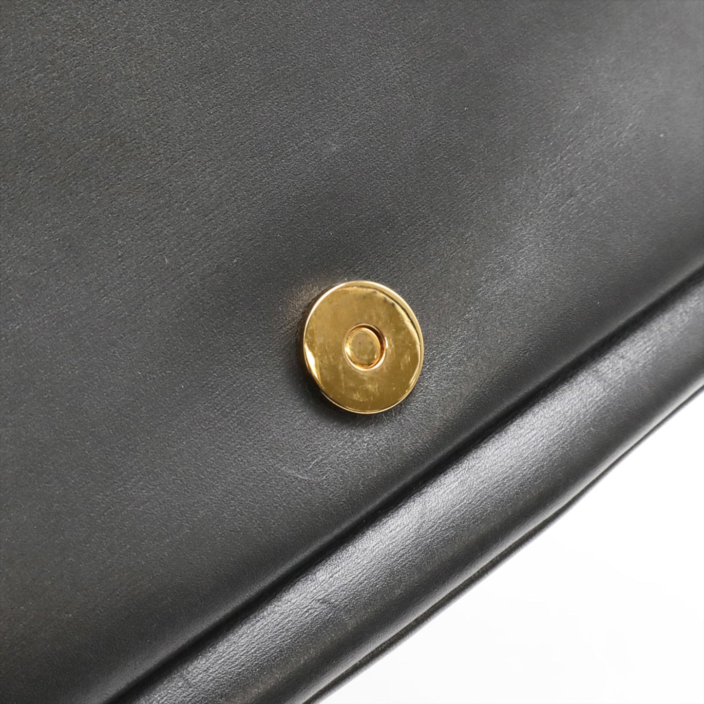 Gucci Gg Marmont Black Leather Pochette Shoulder Bag ( )