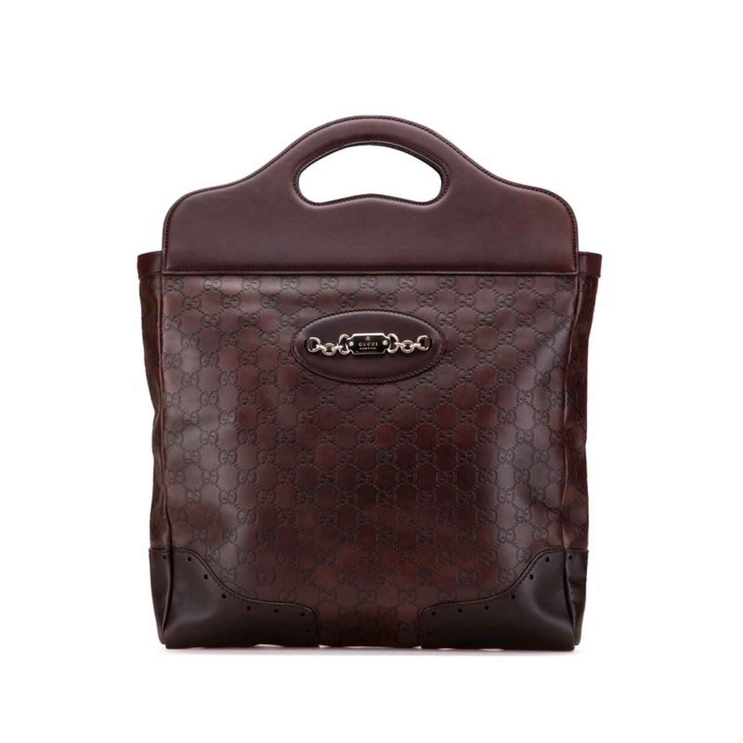 Gucci Guccissima Brown Leather Tote Bag ( )