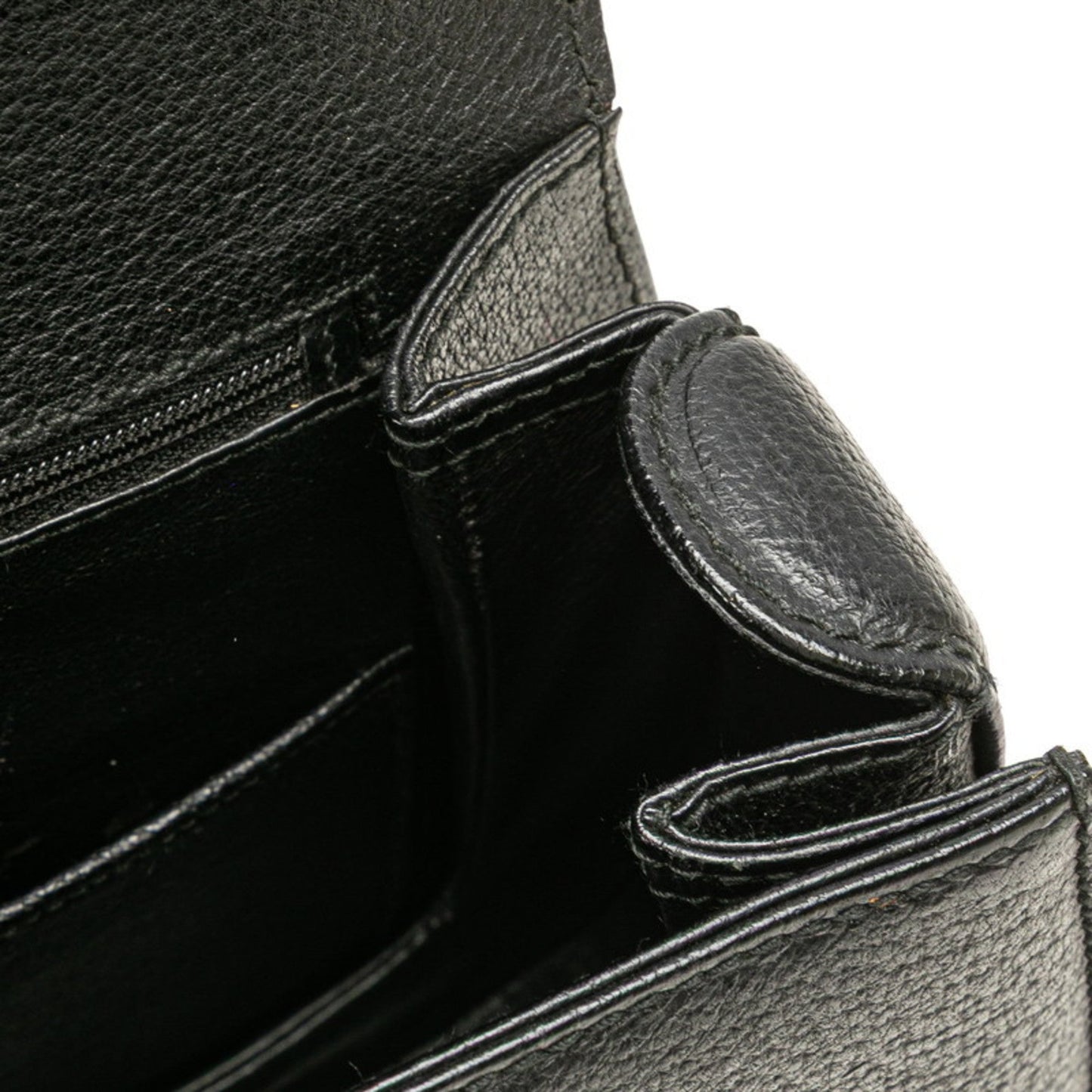 Gucci Black Leather Handbag Shoulder Bag ( )