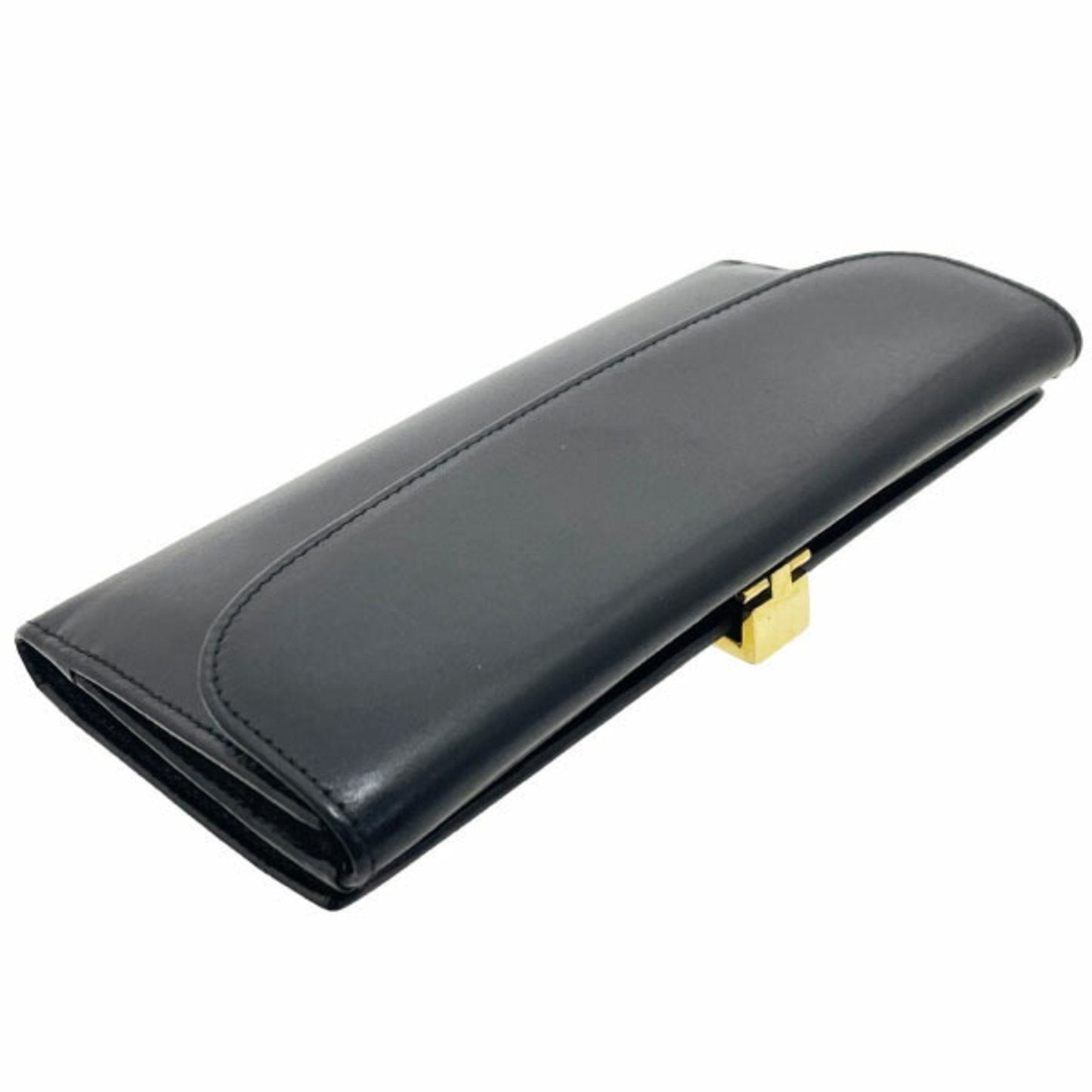 Gucci Black Leather Long Wallet (Bi-Fold) ( )