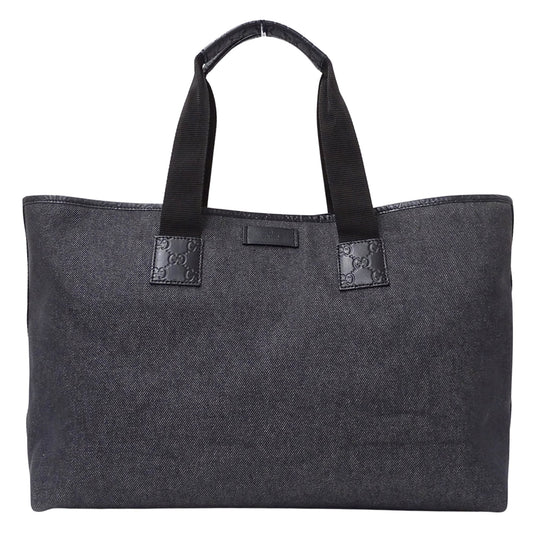 Gucci Black Denim Tote Bag ( )