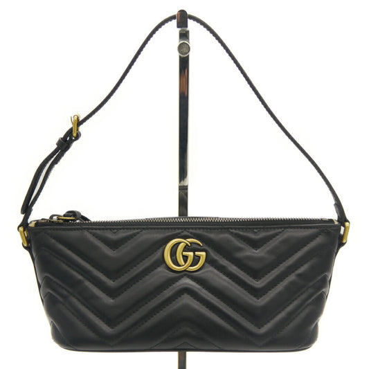 Gucci Black Leather Handbag ( )