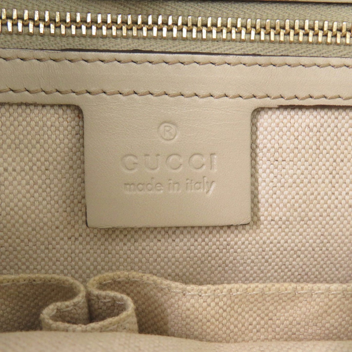 Gucci Beige Gg Canvas Tote Bag ( )