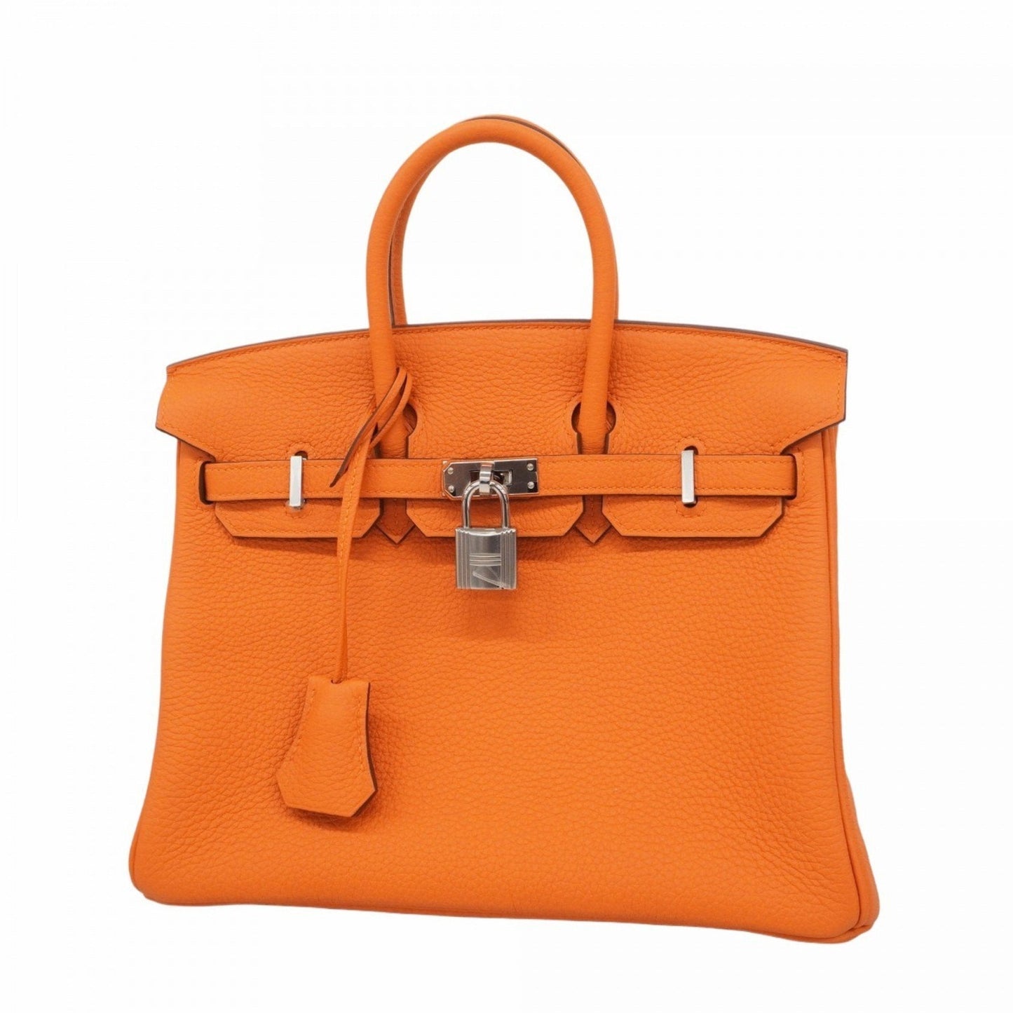 Hermes Orange Togo Leather Handbag ( )