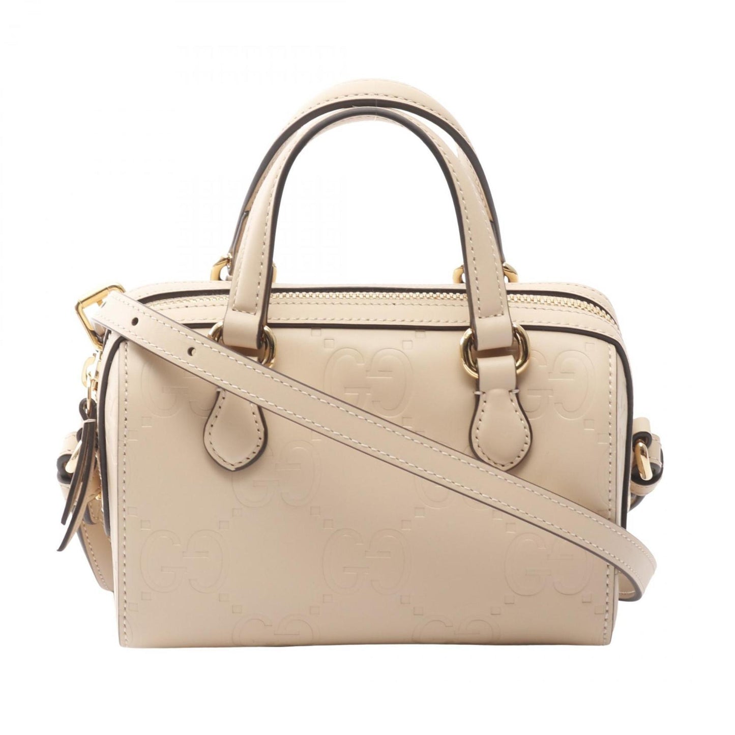 Gucci Beige Leather Handbag ( )