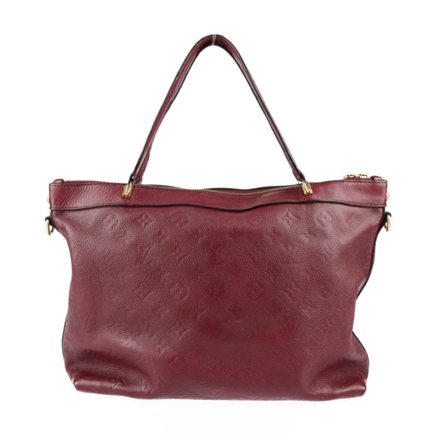 LOUIS VUITTON Bastille MM Handbag M41166 Monogram Implant Arolle Wine Red 2WAY Shoulder Bag Gold Hardware