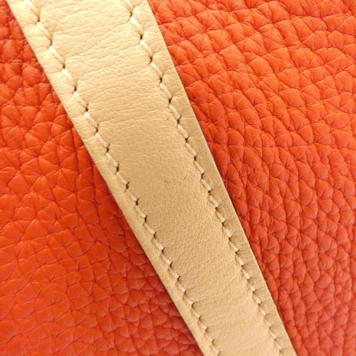 Hermes Rose Eglantine Taurillon Clemence Leather Swift Leather Handbag ( )